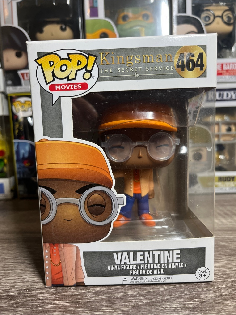 Funko Pop! Kingsman Valentine – Orange Hat and Blue Outfit